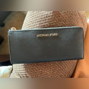 Black MK wallet
